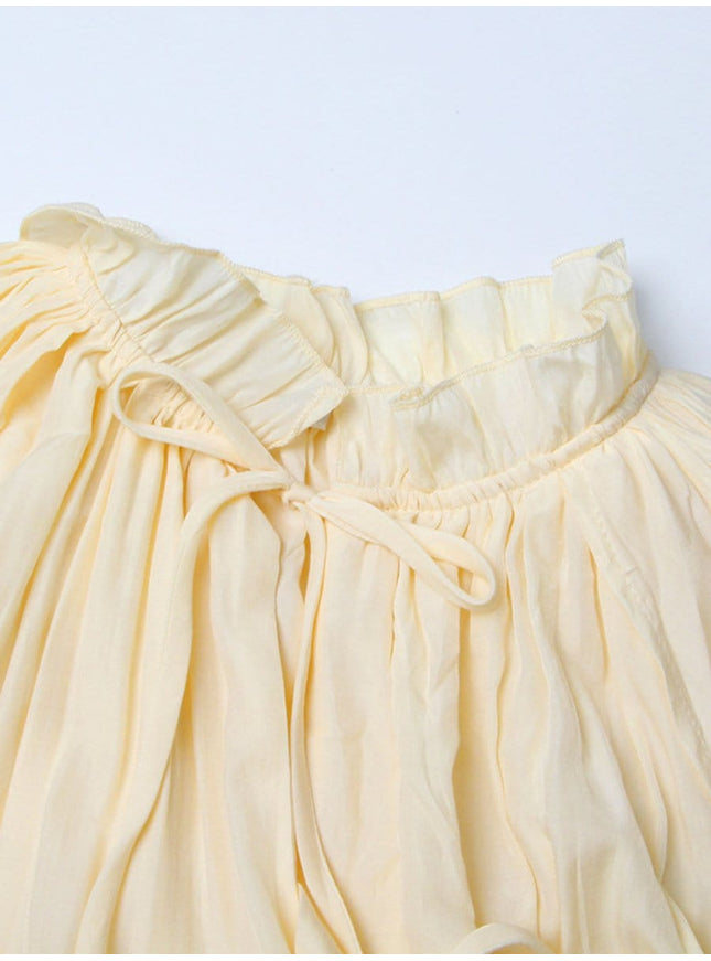 Naomi Ruffle Midi Dress - Fashion Pov