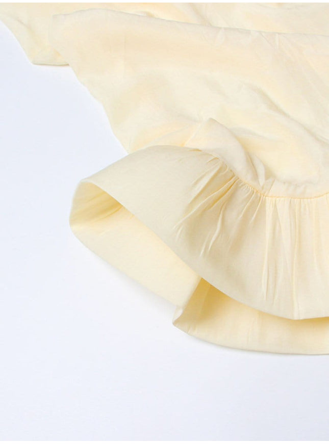 Naomi Ruffle Midi Dress - Fashion Pov