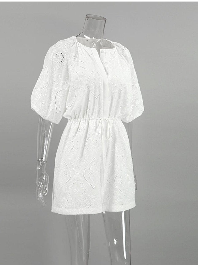Nellie Hollow Out Playsuit - Fashion Pov
