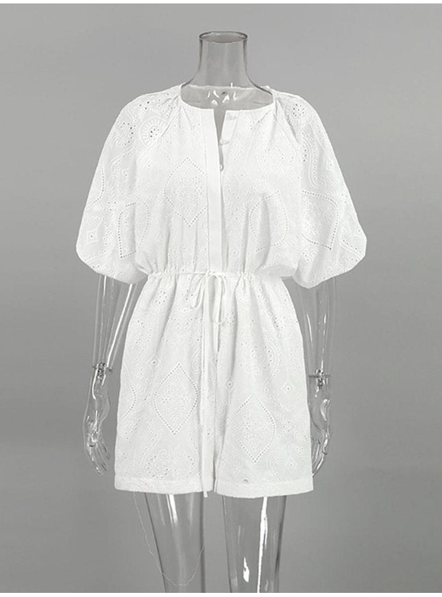 Nellie Hollow Out Playsuit - Fashion Pov