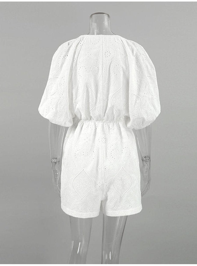Nellie Hollow Out Playsuit - Fashion Pov