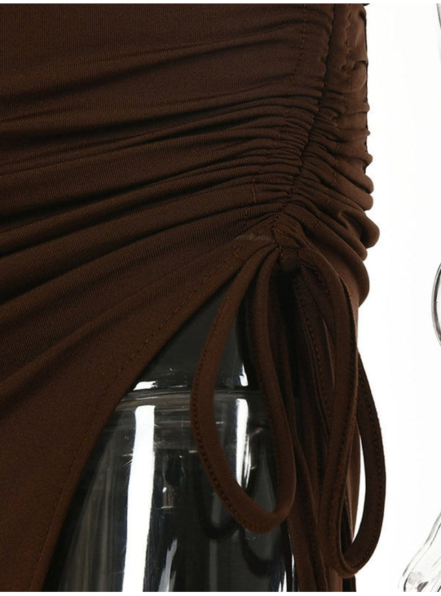 Nevaeh Hollow Out Backless Maxi Dress - Fashion Pov