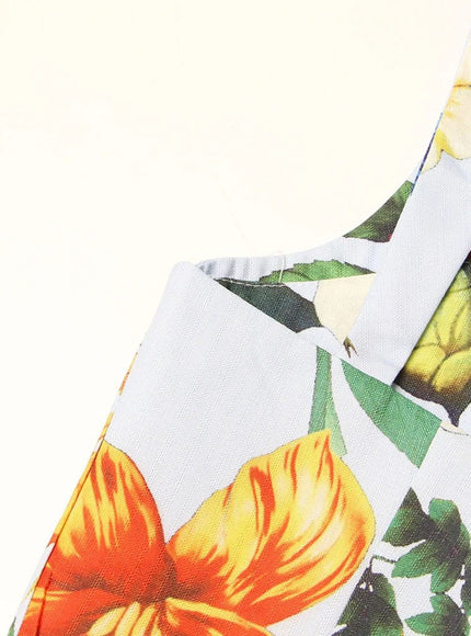 Nevaeh Square Sleeveless Midi Dress - Fashion Pov