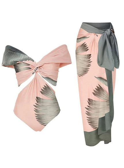 Nila Ruffle Bikini & Skirt Set - Fashion Pov