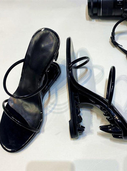 Noah Narrow Band Peep Toe Heel - Fashion Pov
