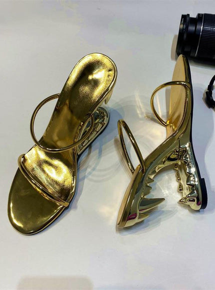 Noah Narrow Band Peep Toe Heel - Fashion Pov