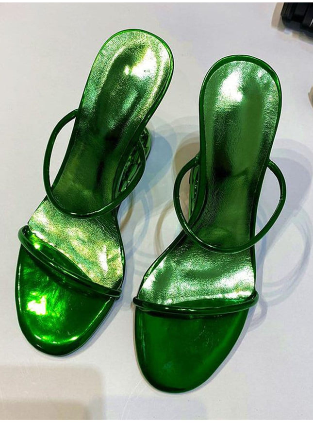 Noah Narrow Band Peep Toe Heel - Fashion Pov