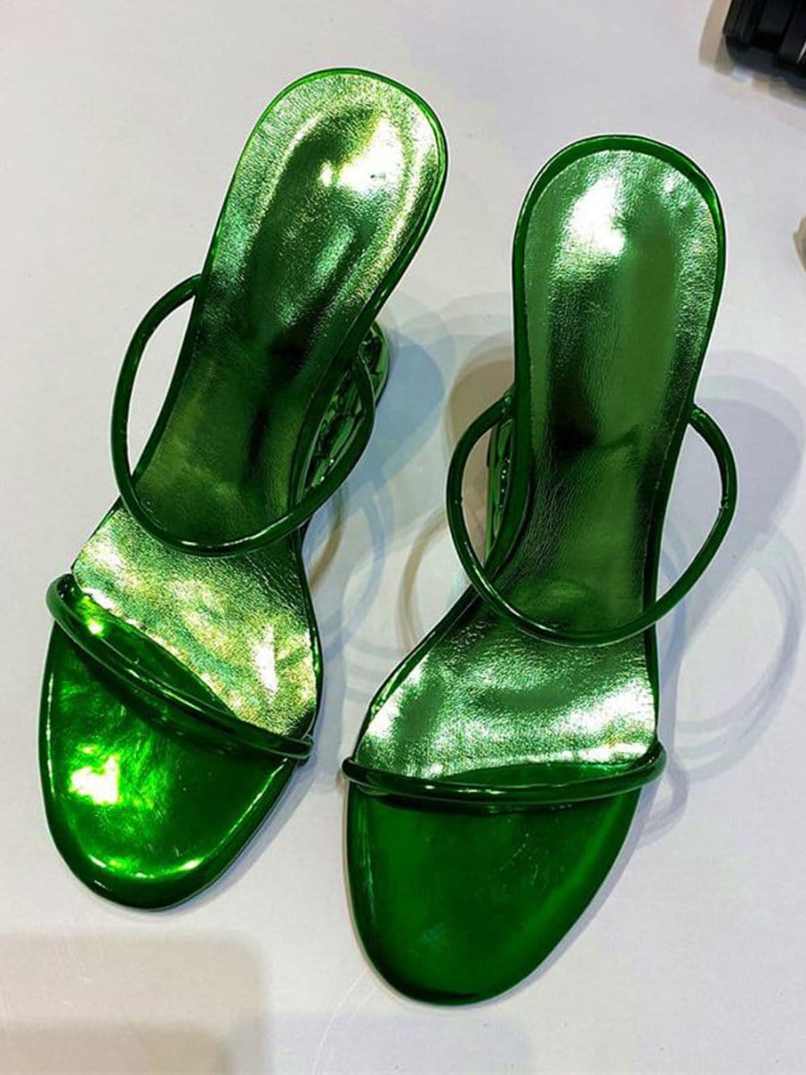 Noah Narrow Band Peep Toe Heel - Fashion Pov