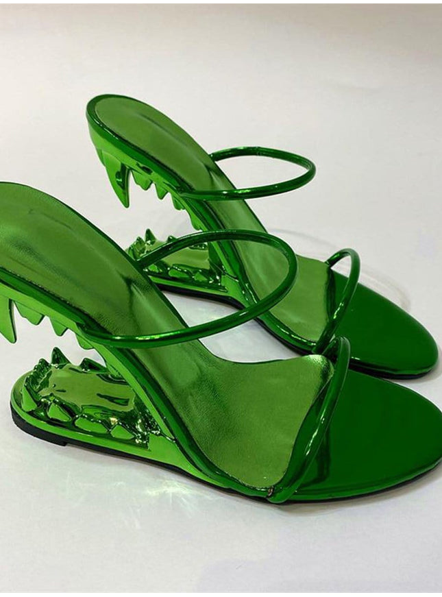 Noah Narrow Band Peep Toe Heel - Fashion Pov