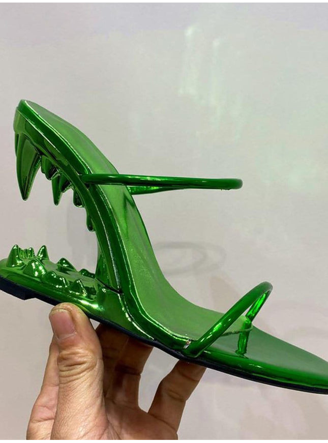Noah Narrow Band Peep Toe Heel - Fashion Pov