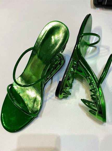 Noah Narrow Band Peep Toe Heel - Fashion Pov