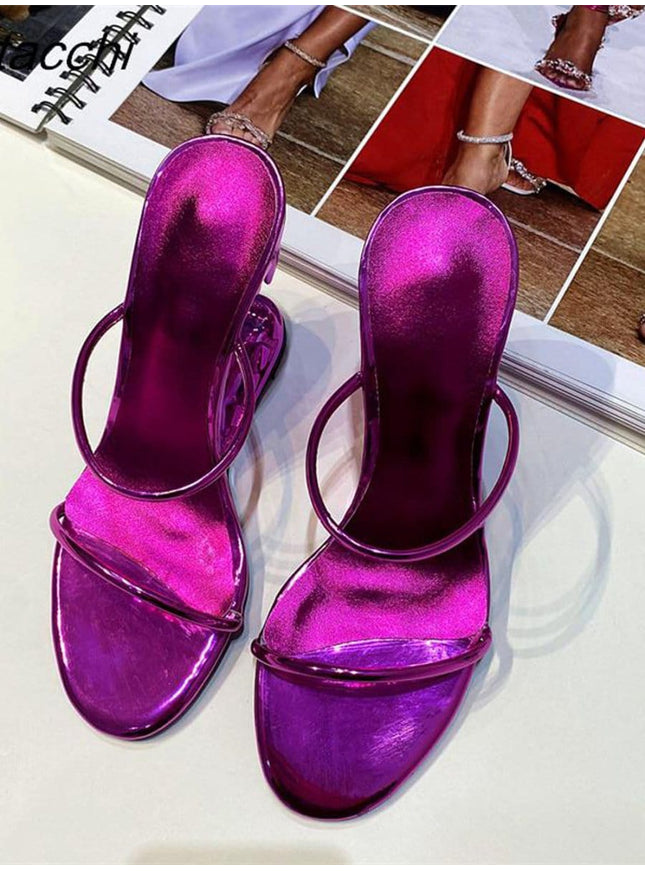 Noah Narrow Band Peep Toe Heel - Fashion Pov