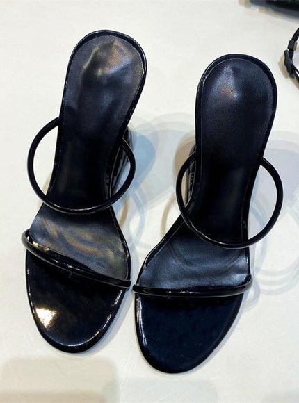 Noah Narrow Band Peep Toe Heel - Fashion Pov