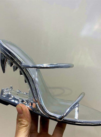 Noah Narrow Band Peep Toe Heel - Fashion Pov