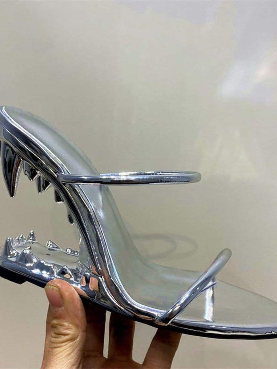 Noah Narrow Band Peep Toe Heel - Fashion Pov