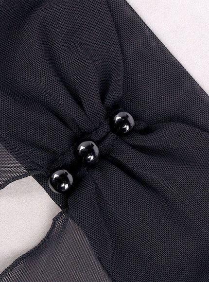 Noelle Hollow Out Bodycon Midi Dress - Fashion Pov