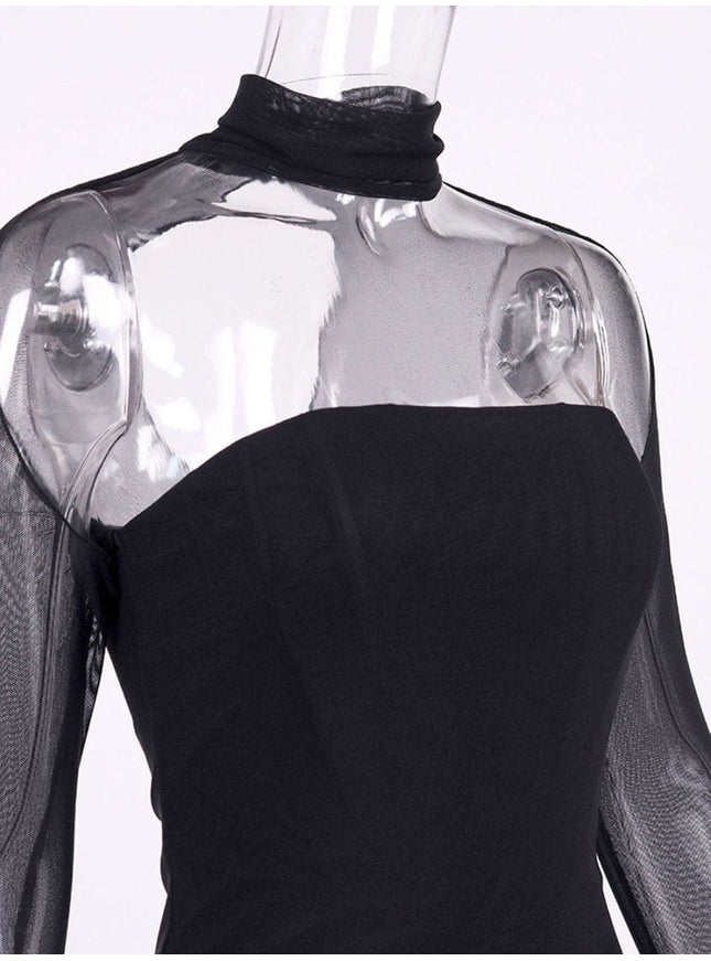 Noelle Hollow Out Bodycon Midi Dress - Fashion Pov