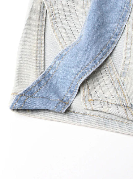Odette Hollow Out Denim Pant - Fashion Pov