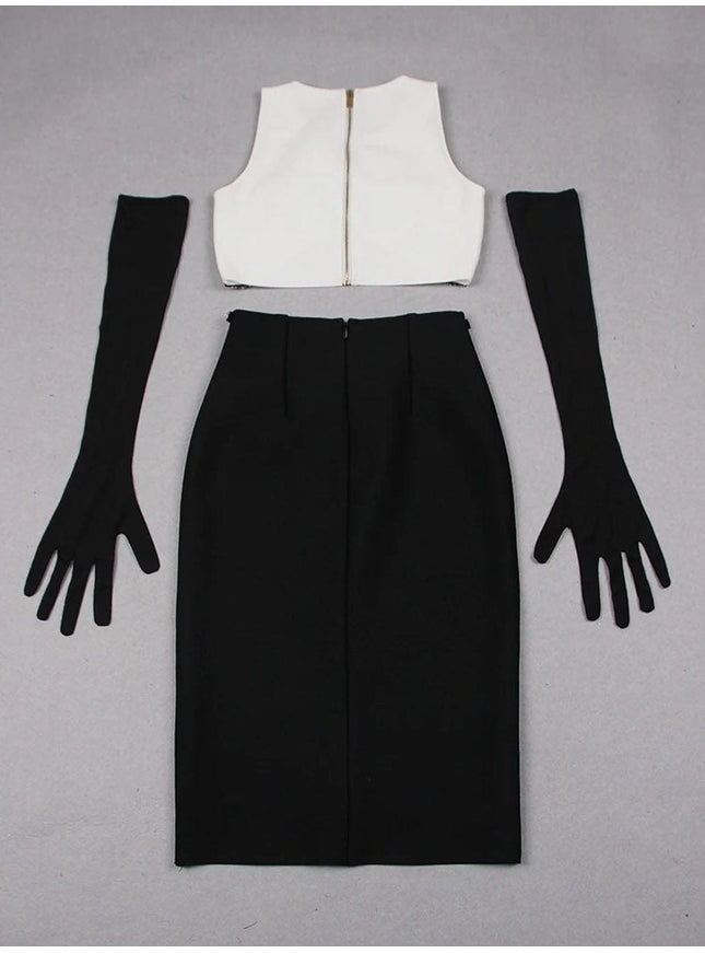 Olive Top & Skirt Set - Fashion Pov