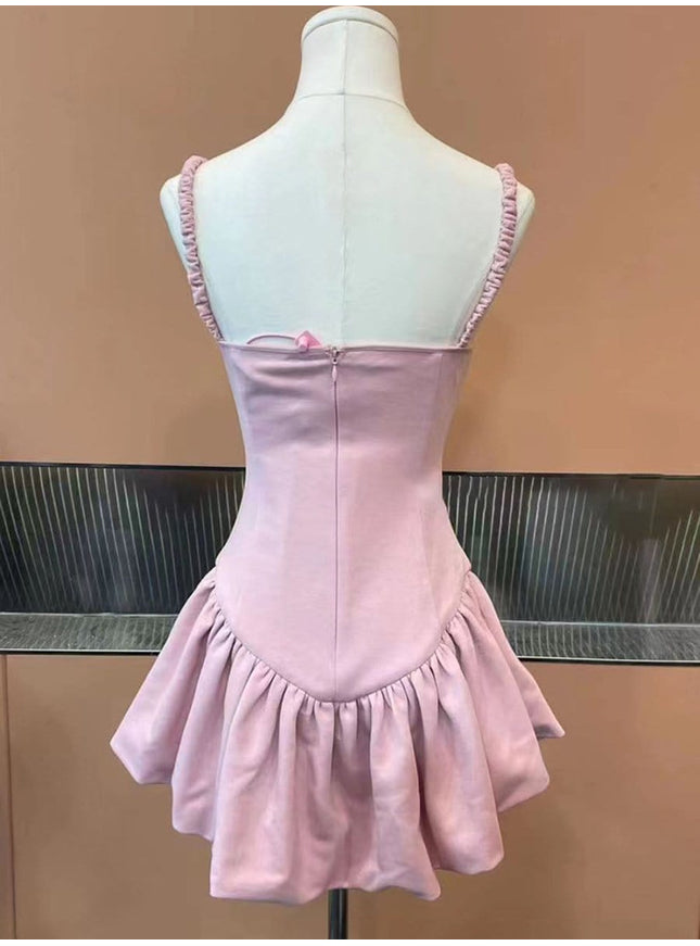 Olivia Sleeveless Playsuit Mini Dress - Fashion Pov