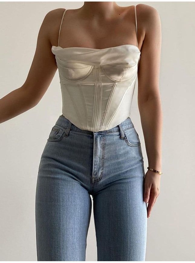 Ophelia Backless Corset Top - Fashion Pov