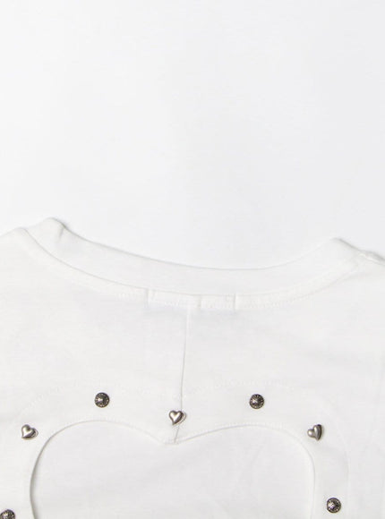 Paige Cut Out Short T Shirt - Fashion Pov