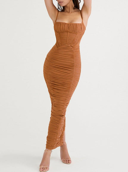 Payton Backless Maxi Dress - Fashion Pov