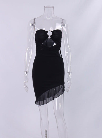 Pia Hollow Out Mini Dress - Fashion Pov