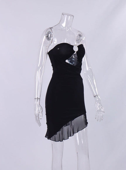 Pia Hollow Out Mini Dress - Fashion Pov