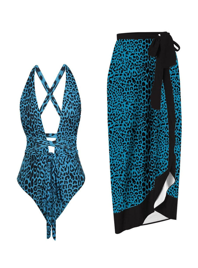 Quincy Ruffle Swimsuit & Skirt Set - Fashion Pov