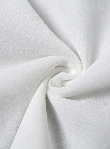 Quinn Mini Dress In White - Fashion Pov