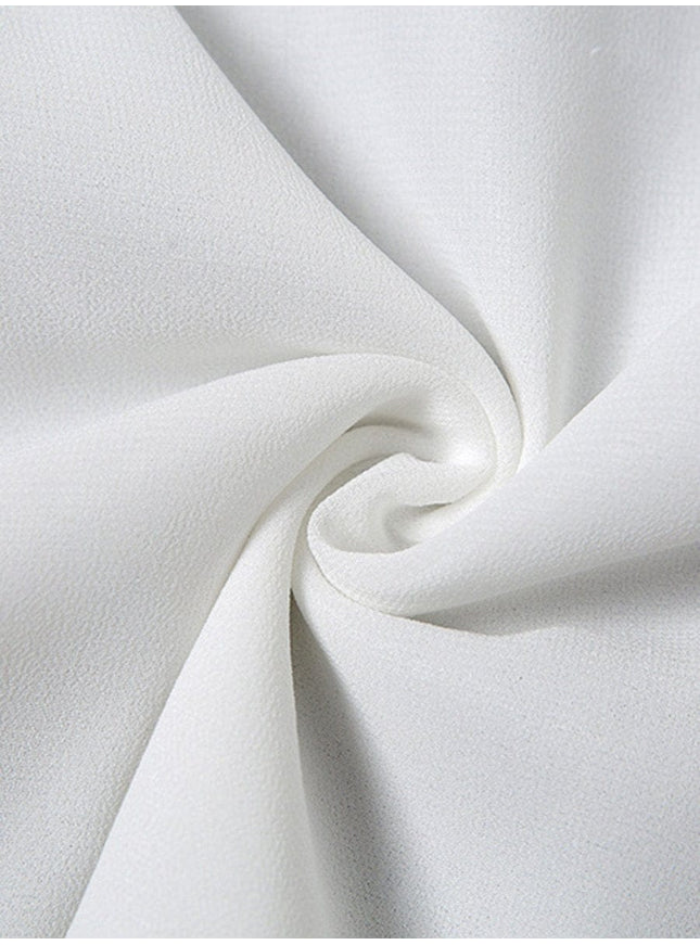 Quinn Mini Dress In White - Fashion Pov