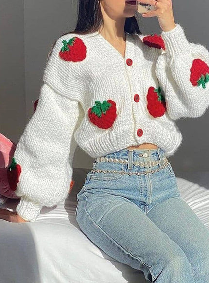 Rachel Breasted Cardigan Sweater - Fashion Pov