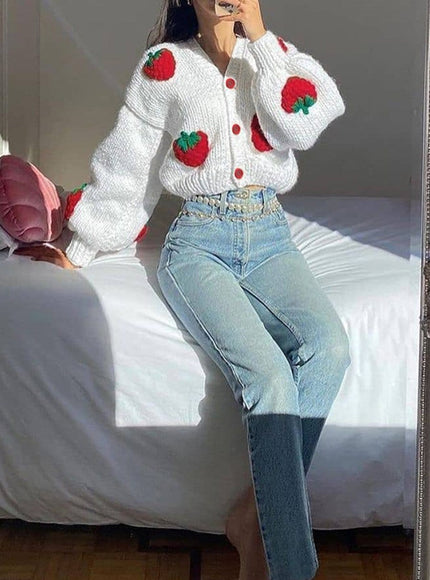 Rachel Breasted Cardigan Sweater - Fashion Pov