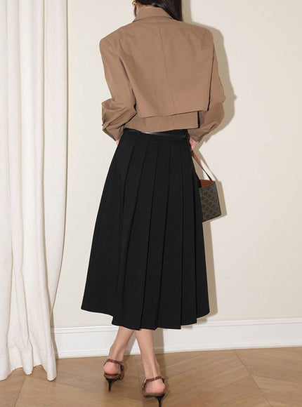 Reece Lapel Long Sleeve Top - Fashion Pov