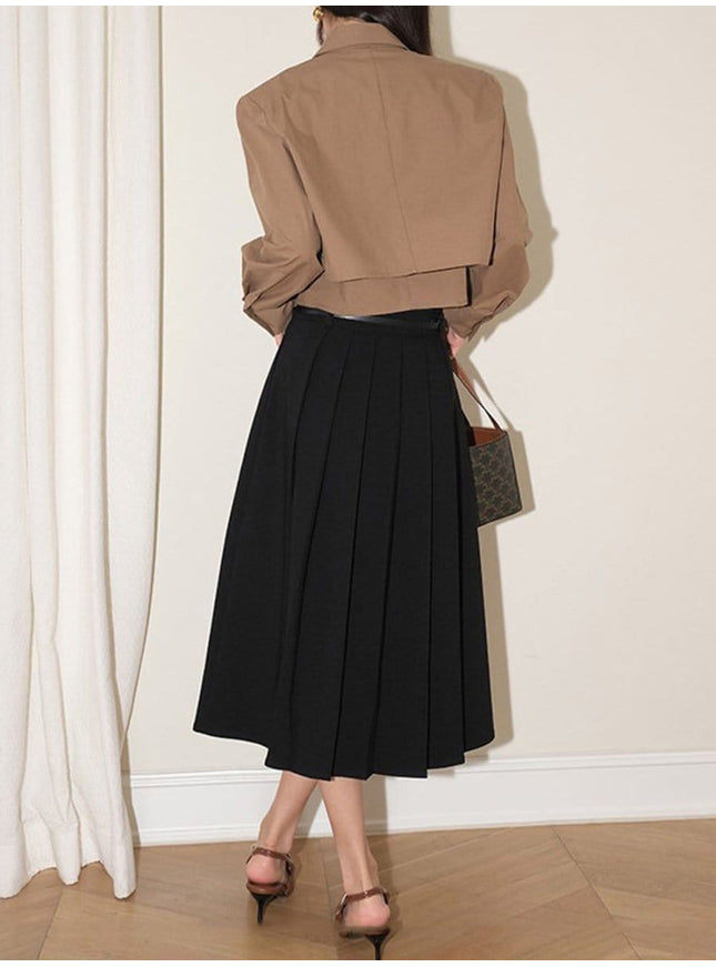 Reece Lapel Long Sleeve Top - Fashion Pov