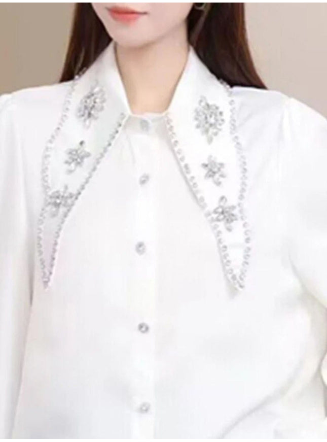 Reina Diamond Single Breasted Shirt - Fashion Pov