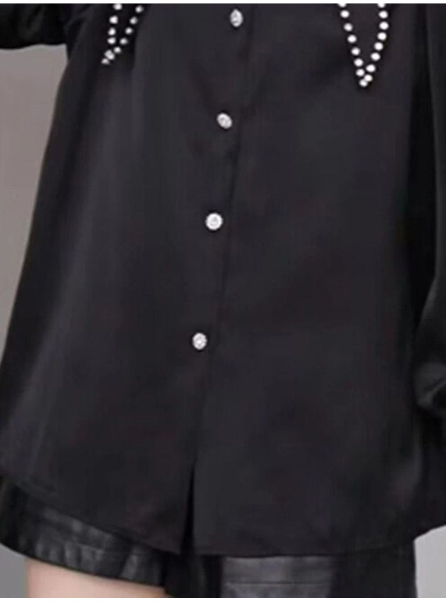 Reina Diamond Single Breasted Shirt - Fashion Pov