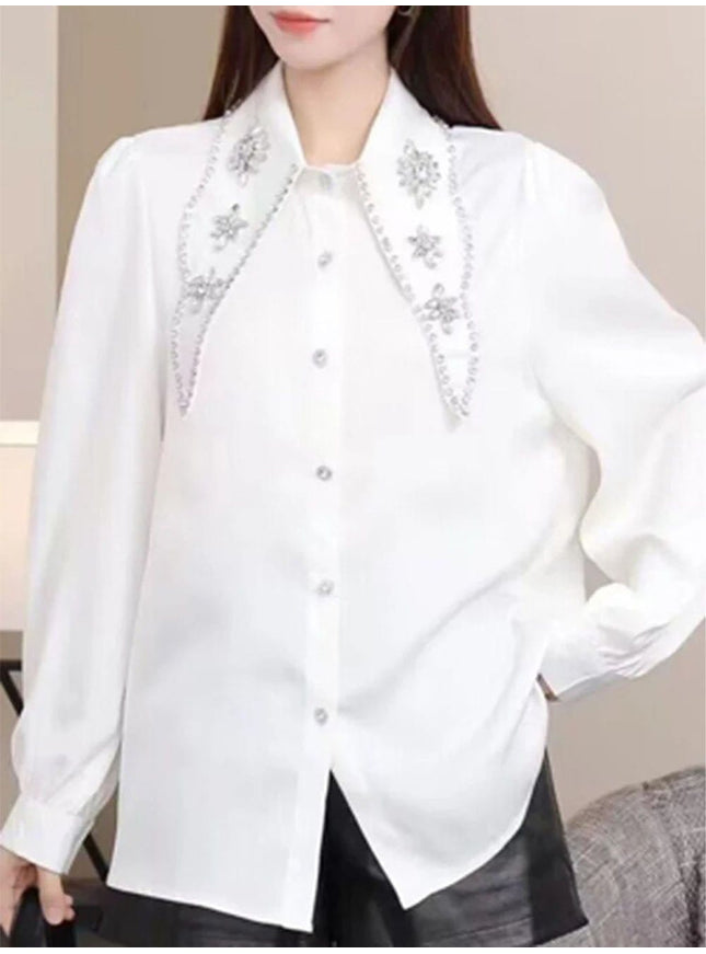 Reina Diamond Single Breasted Shirt - Fashion Pov