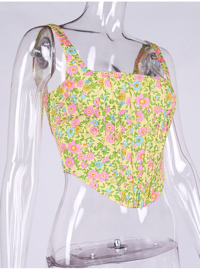 Remy Floral Corset Top - Fashion Pov