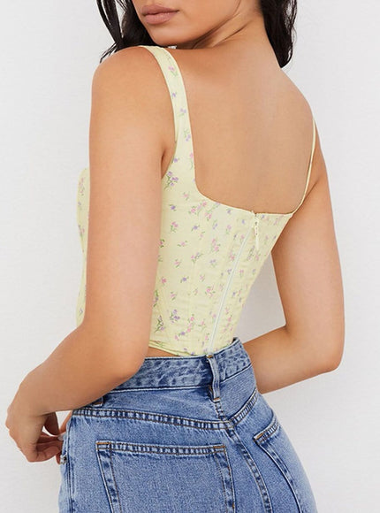 Remy Floral Corset Top - Fashion Pov