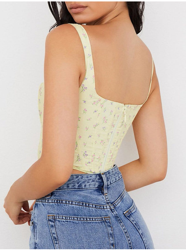 Remy Floral Corset Top - Fashion Pov