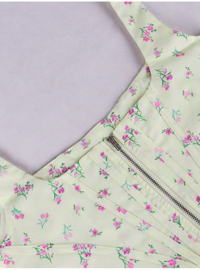 Remy Floral Corset Top - Fashion Pov