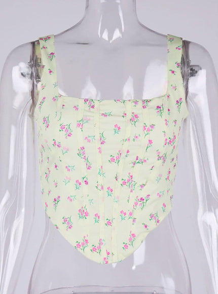 Remy Floral Corset Top - Fashion Pov