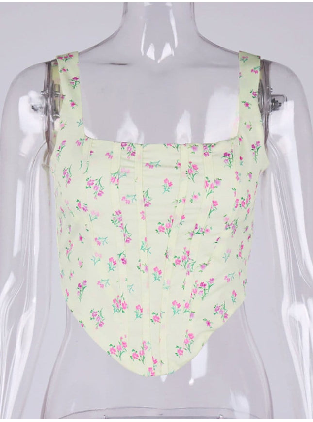 Remy Floral Corset Top - Fashion Pov