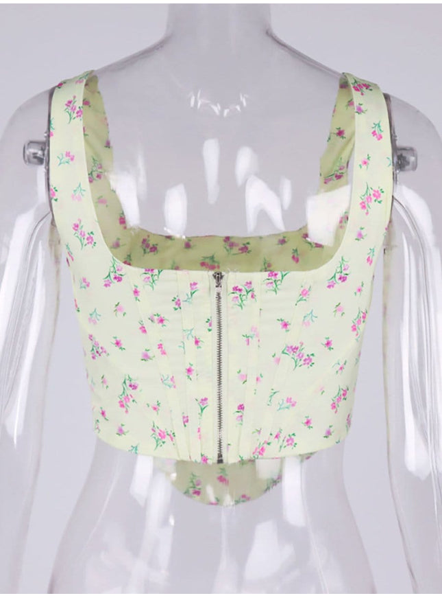 Remy Floral Corset Top - Fashion Pov