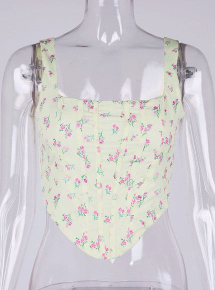 Remy Floral Corset Top - Fashion Pov