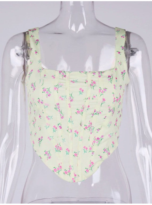 Remy Floral Corset Top - Fashion Pov