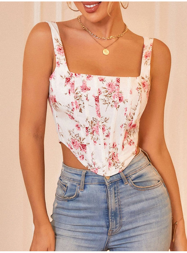 Remy Floral Corset Top - Fashion Pov
