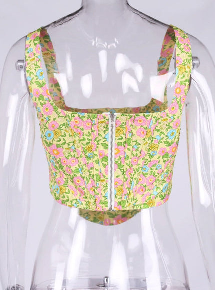Remy Floral Corset Top - Fashion Pov